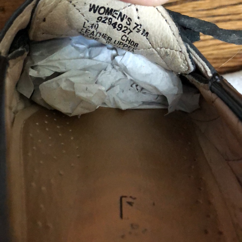 Black Quilted Sperry Top-Sider with Detail 7 1/2 - Picture 10 of 11
